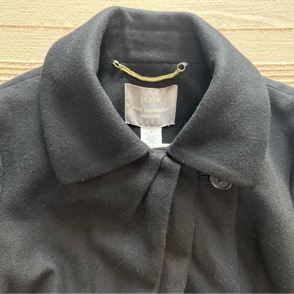 J.Crew Capella wool cashmere coat 4 quiet luxury citycore dark academia romantic - Picture 7 of 8